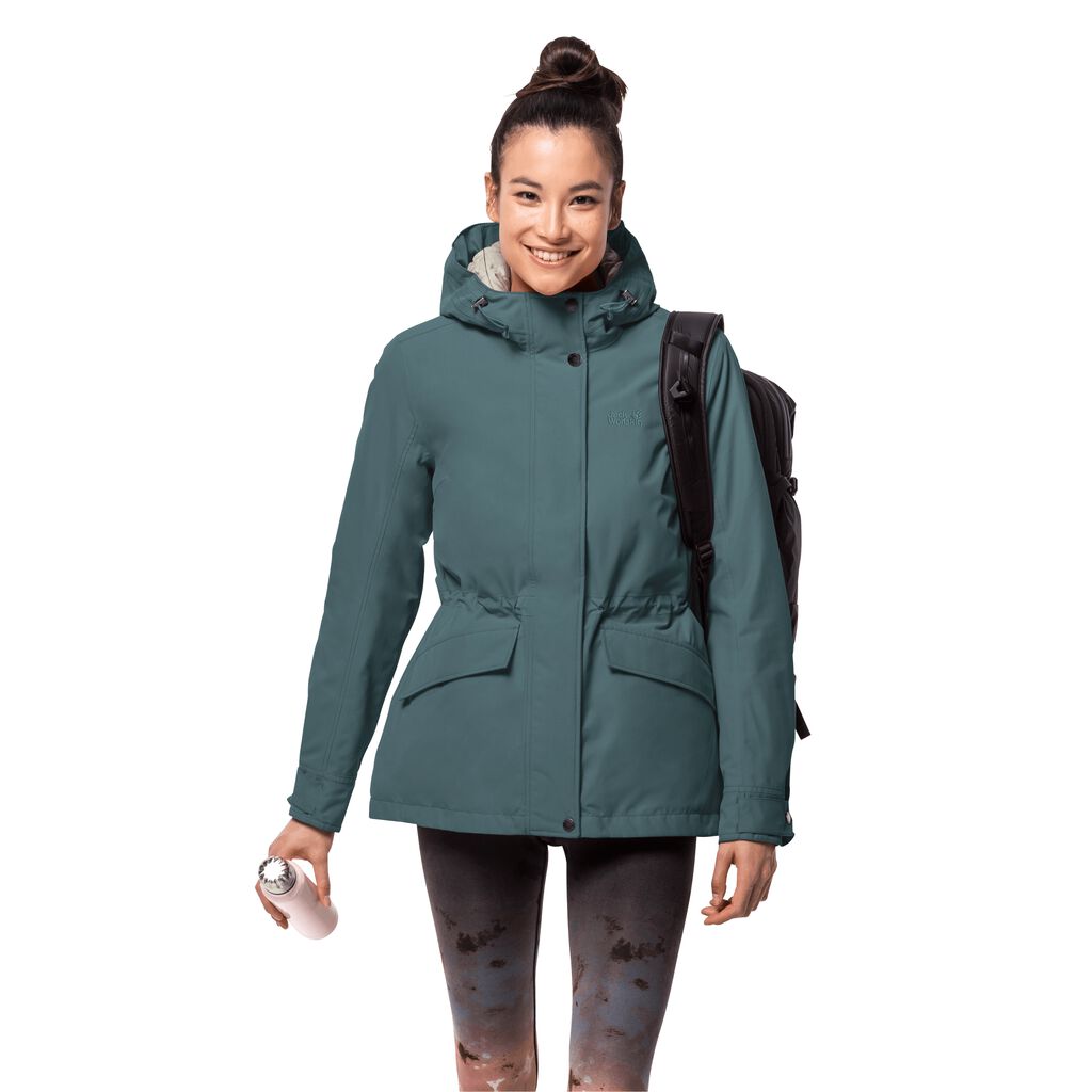 Jack Wolfskin LAKE LOUISE Vestes Femme Vert Clair - JQOAZIT-84